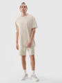 T-shirt Oversize Unisex - Beige - 4FWSS25TTSHU1972    