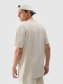 T-shirt Oversize Unisex - Beige - 4FWSS25TTSHU1972    