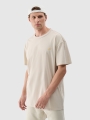 T-shirt Oversize Unisex - Beige - 4FWSS25TTSHU1972    