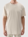 T-shirt Oversize Unisex - Beige - 4FWSS25TTSHU1972    