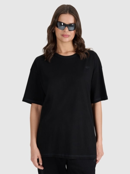 T-shirt Oversize Unisex - Negro - 4FWSS25TTSHU1972    