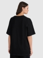 T-shirt Oversize Unisex - Negro - 4FWSS25TTSHU1972    