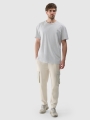 T-shirt Oversize Unisex - Gris - 4FWSS25TTSHU1972    