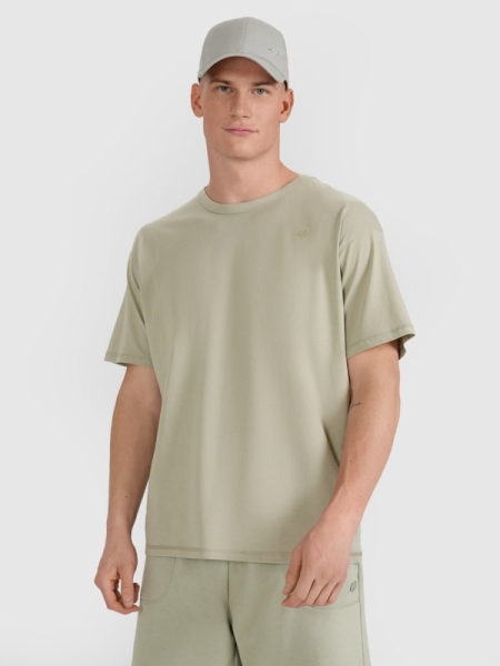 T-shirt Oversize Unisex - Oliva/Caqui - 4FWSS25TTSHU1972    