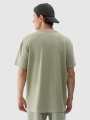 T-shirt Oversize Unisex - Oliva/Caqui - 4FWSS25TTSHU1972    