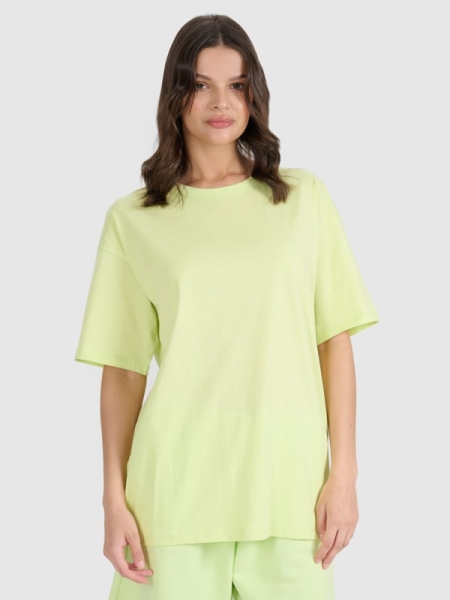 T-shirt Oversize Unisex - Verde - 4FWSS25TTSHU1972    