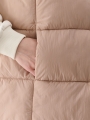Chaleco Largo Acolchado con Relleno Sintético para Mujer - Beige - 4FWSS25TVJAF209