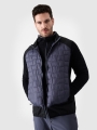 Chaleco de plumón de trekking para hombre con relleno Primaloft Black - gris 4FWSS25TVJAM177 gris