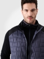 Chaleco de plumón de trekking para hombre con relleno Primaloft Black - gris 4FWSS25TVJAM177 gris