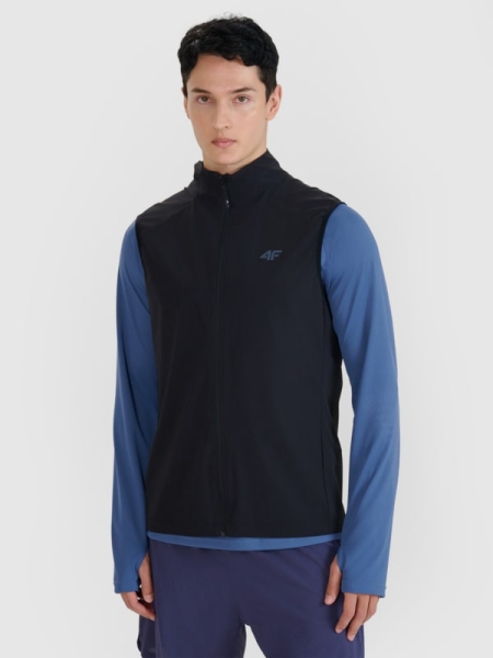 Chaleco de Running para Hombre - Negro - 4FWSS25TVJAM248