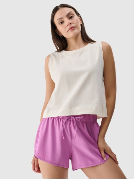 Pantalones cortos de playa para mujer - rosa 4FWSS25UBDSF130 rosa