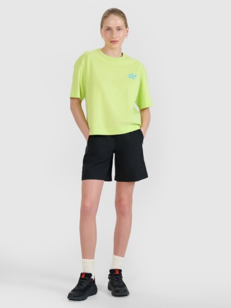 Pantalones de Playa para Mujer - Negro - 4FWSS25UBDSF131      