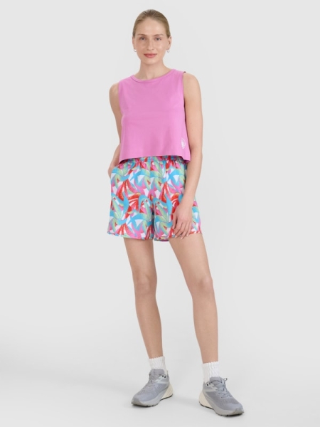Pantalones de Playa para Mujer - Multicolor - 4FWSS25UBDSF136   
