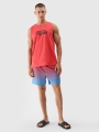 Pantalones de Playa para Hombre - Coral/Rojo - 4FWSS25UBDSM132