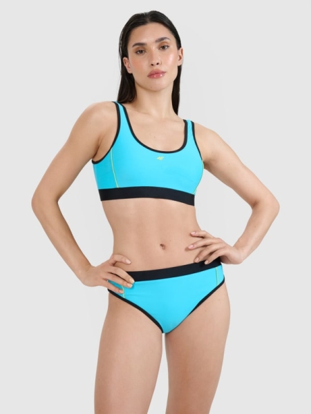 Top del biquíni - Azul - 4FWSS25UBKTF077        