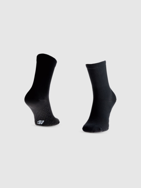 Calcetines de Running Tobilleros Unisex - Negro - 4FWSS25UFSOU180 
