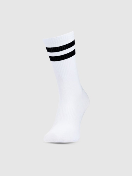 Calcetines de Entrenamiento Unisex - Blanco - 4FWSS25UFSOU182 