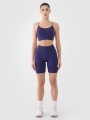 Sujetador de entrenamiento sin costuras de baja sujeción para mujer - azul marino 4FWSS25USBAF151 azul marino