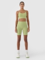 Sujetador de entrenamiento sin costuras de baja sujeción para mujer - verde 4FWSS25USBAF151 Verde