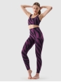 Sujetador de yoga de sujeción media para mujer - violeta 4FWSS25USBAF165 violeta