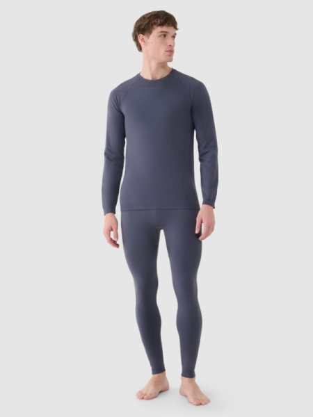 Ropa interior termoactiva sin costuras para hombre (parte inferior) - gris 4FWSS25USEAM188 gris