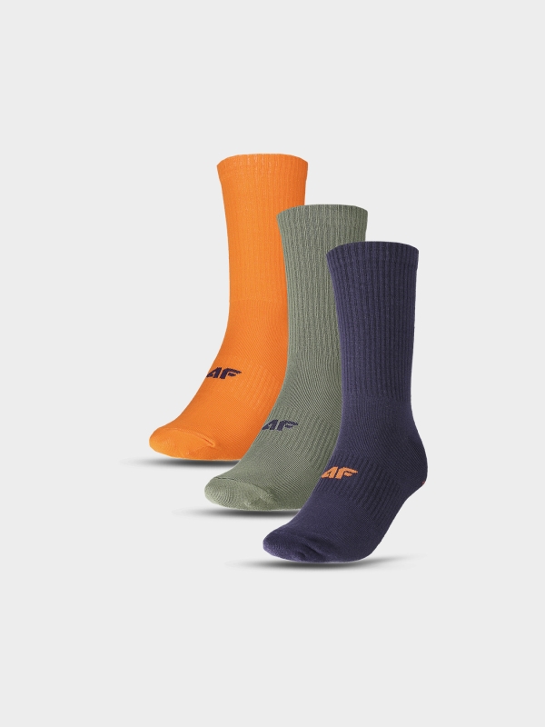 Calcetines tobilleros casual (pack de 3) unisex - multicolor 4FWSS25USOCU358 multicolor